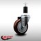Service Caster 4'' SS Maroon Poly Wheel Swivel 1-3/8'' Expanding Stem Caster SCC-SSEX20S414-PPUB-MRN-138 - alternate 3